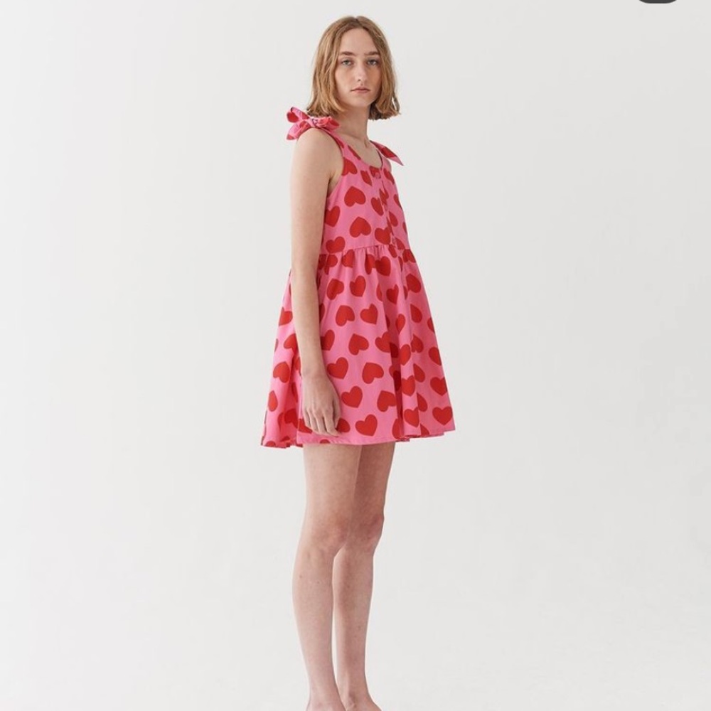 Lazy Oaf Heart Repeat Sally Sack Dress